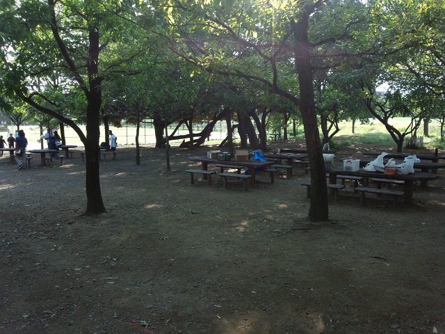 バーベキュー場 バーベキュー場