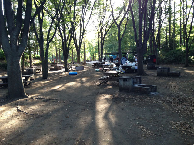 しながわ区民公園バーベキュー場雰囲気 しながわ区民公園バーベキュー場雰囲気