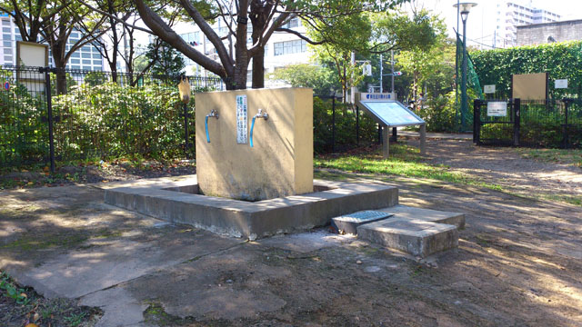 バーベキュー広場の水場 バーベキュー広場の水場