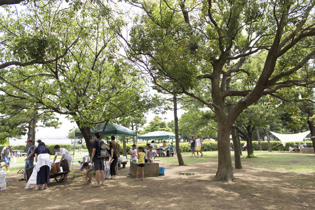 バーベキュー場 バーベキュー場