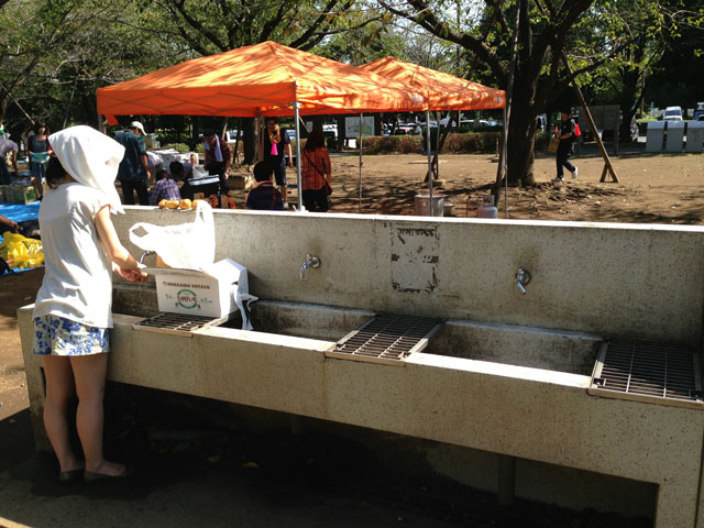 バーベキュー場水場 バーベキュー場水場