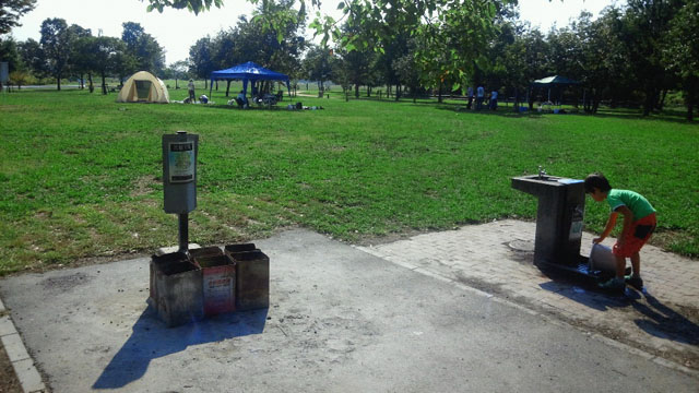 水場と炭捨て場 水場と炭捨て場